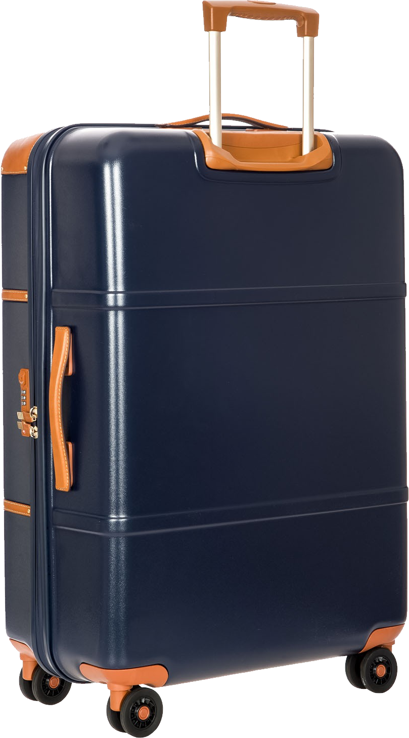 Orange Suitcase PNG Image