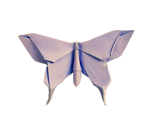 Origami Butterfly PNG Image