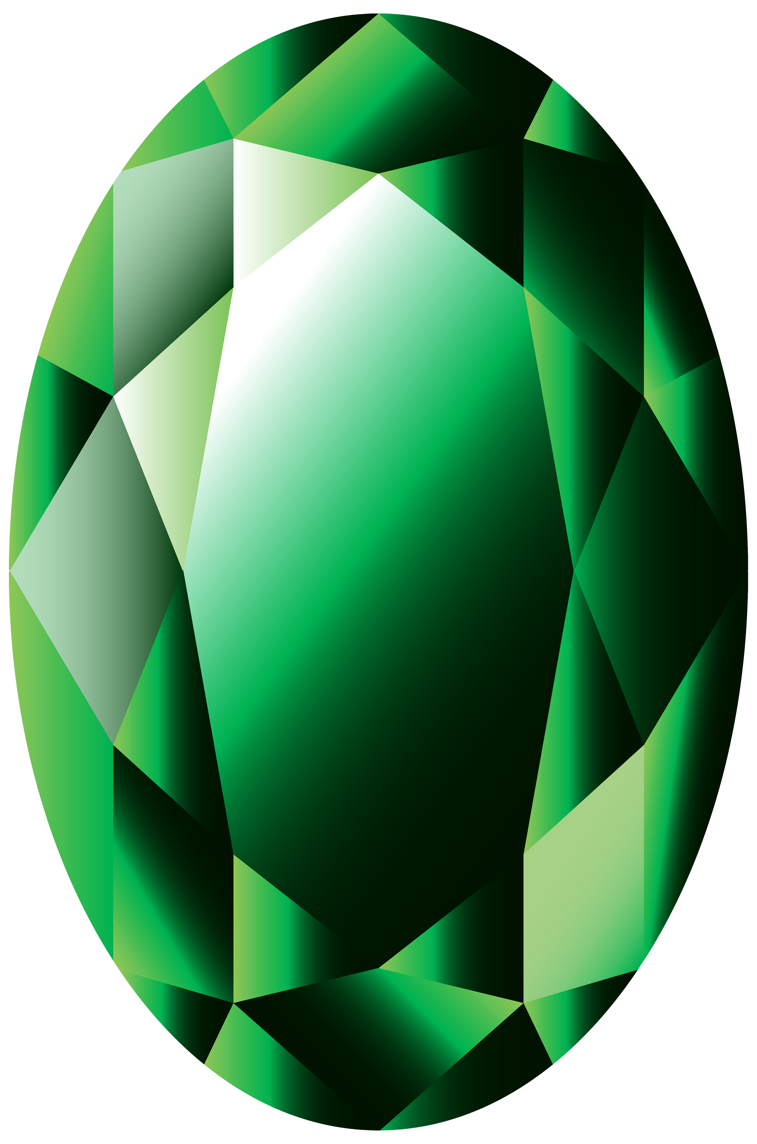 Oval Emerald PNG Image
