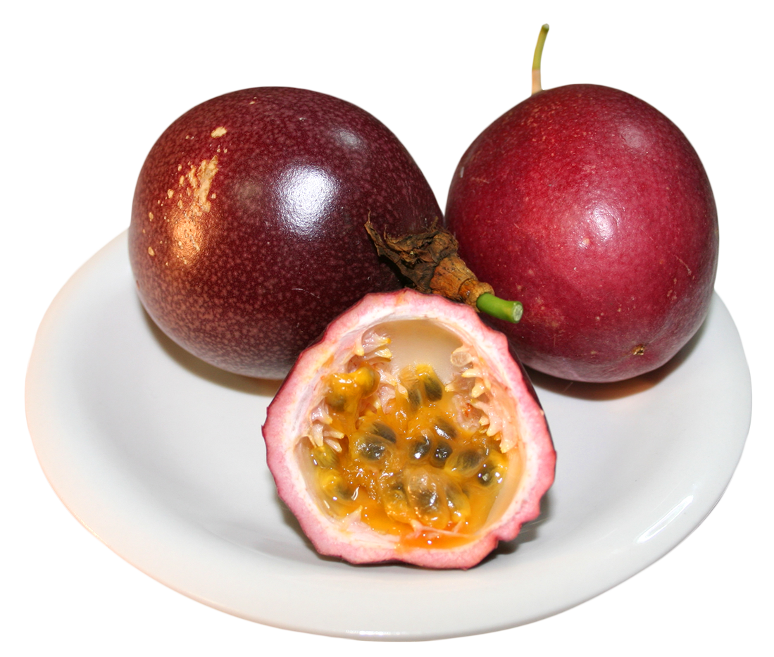 Passion Fruit in Plate