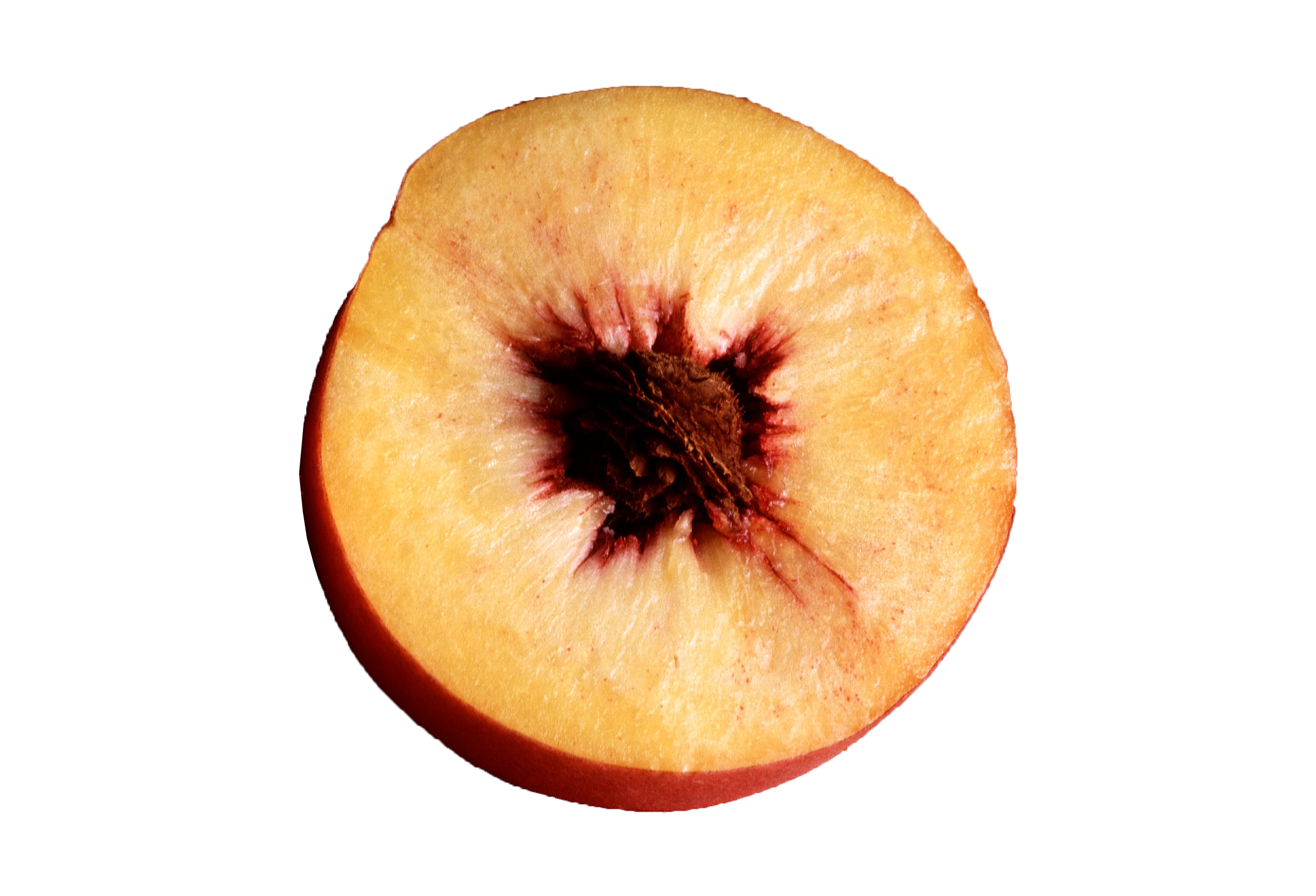 Peach Halved