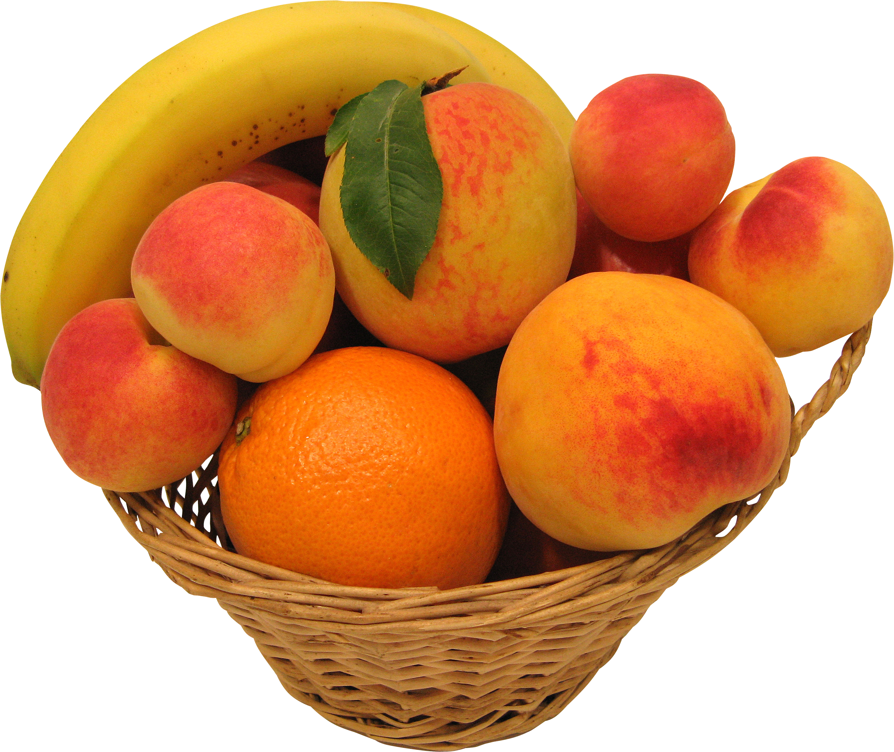 Peaches Oranges and Bananas PNG Image