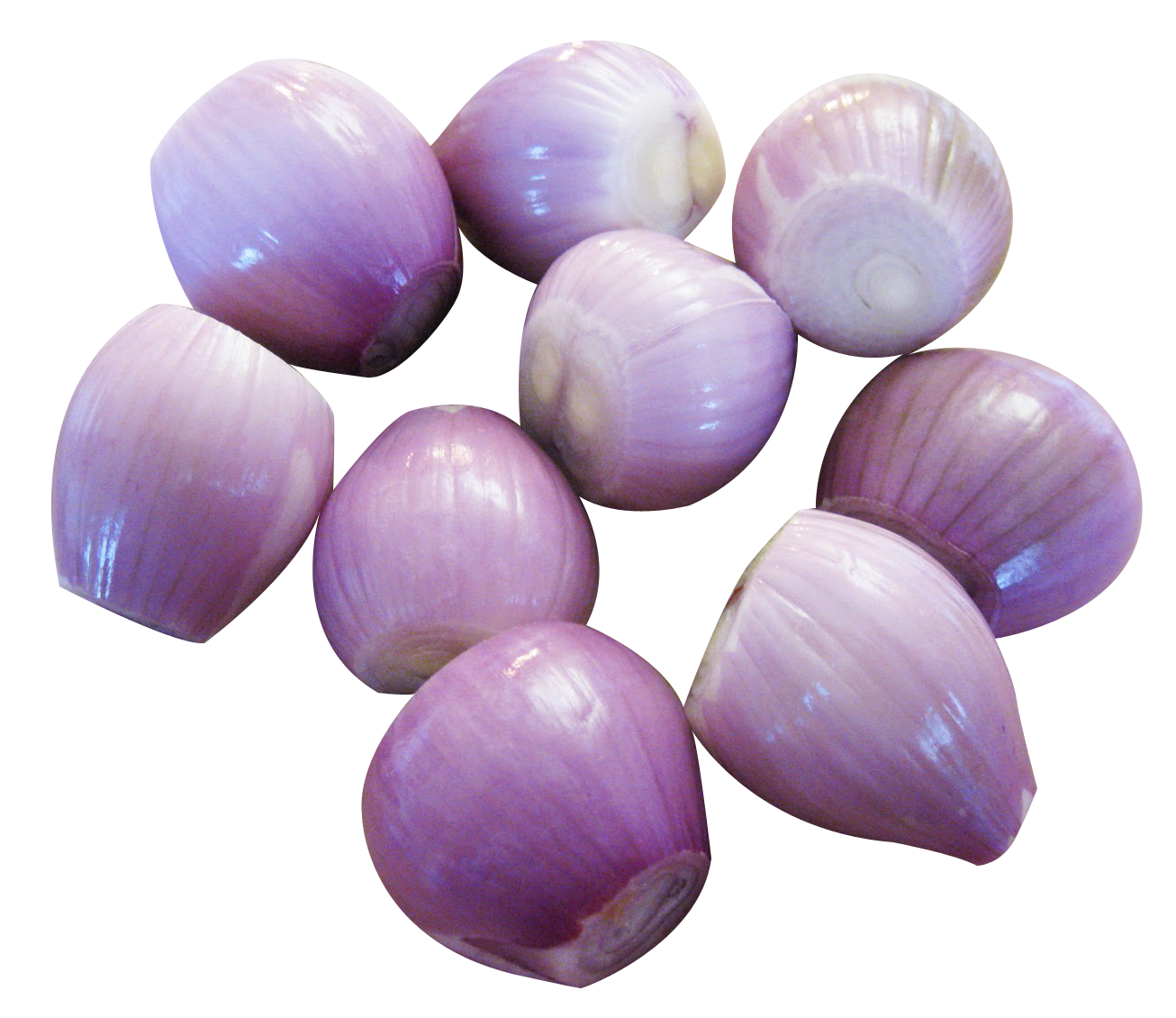 Peeled Shallots PNG Image