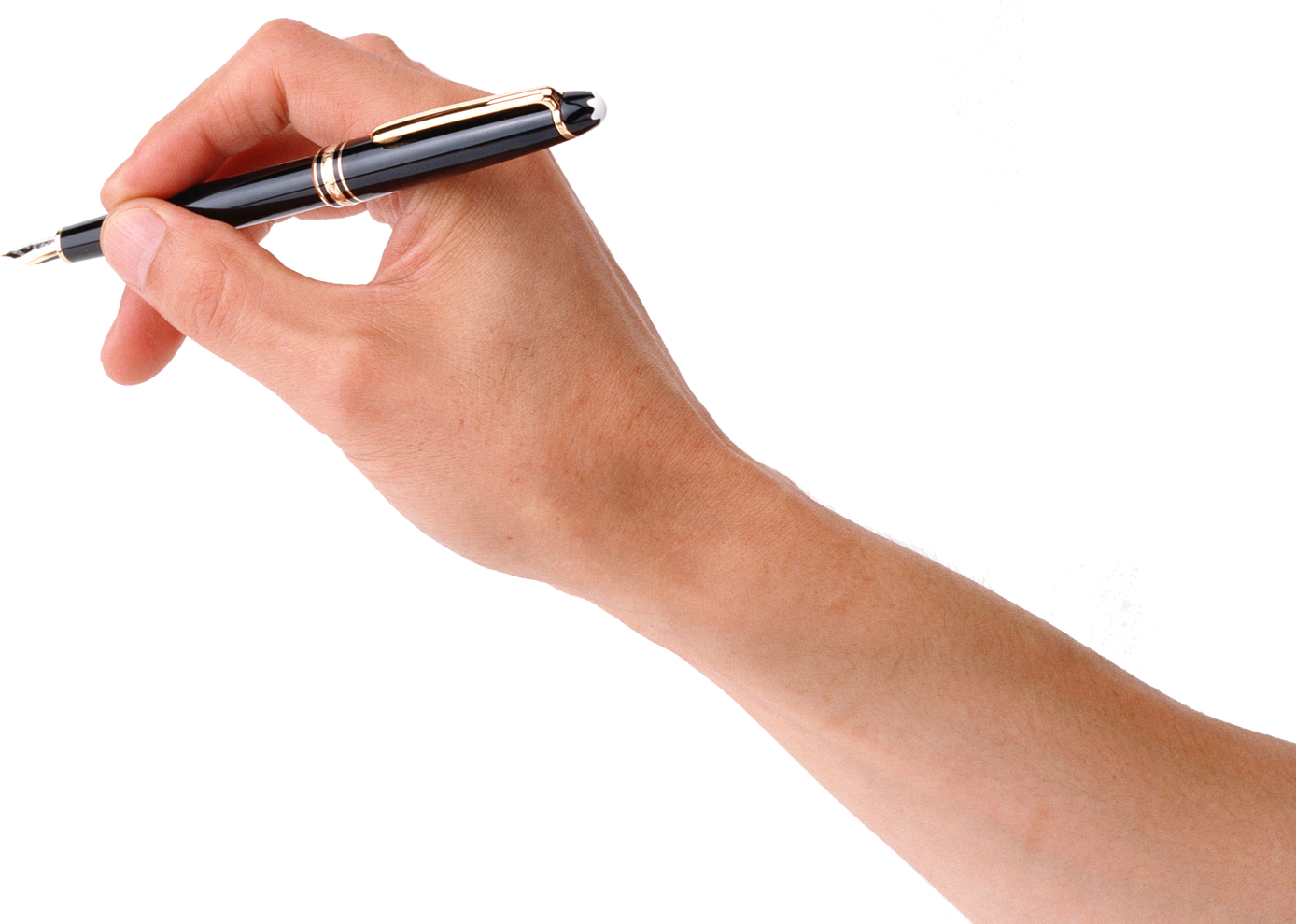 Download Pen On Hand PNG Image for Free