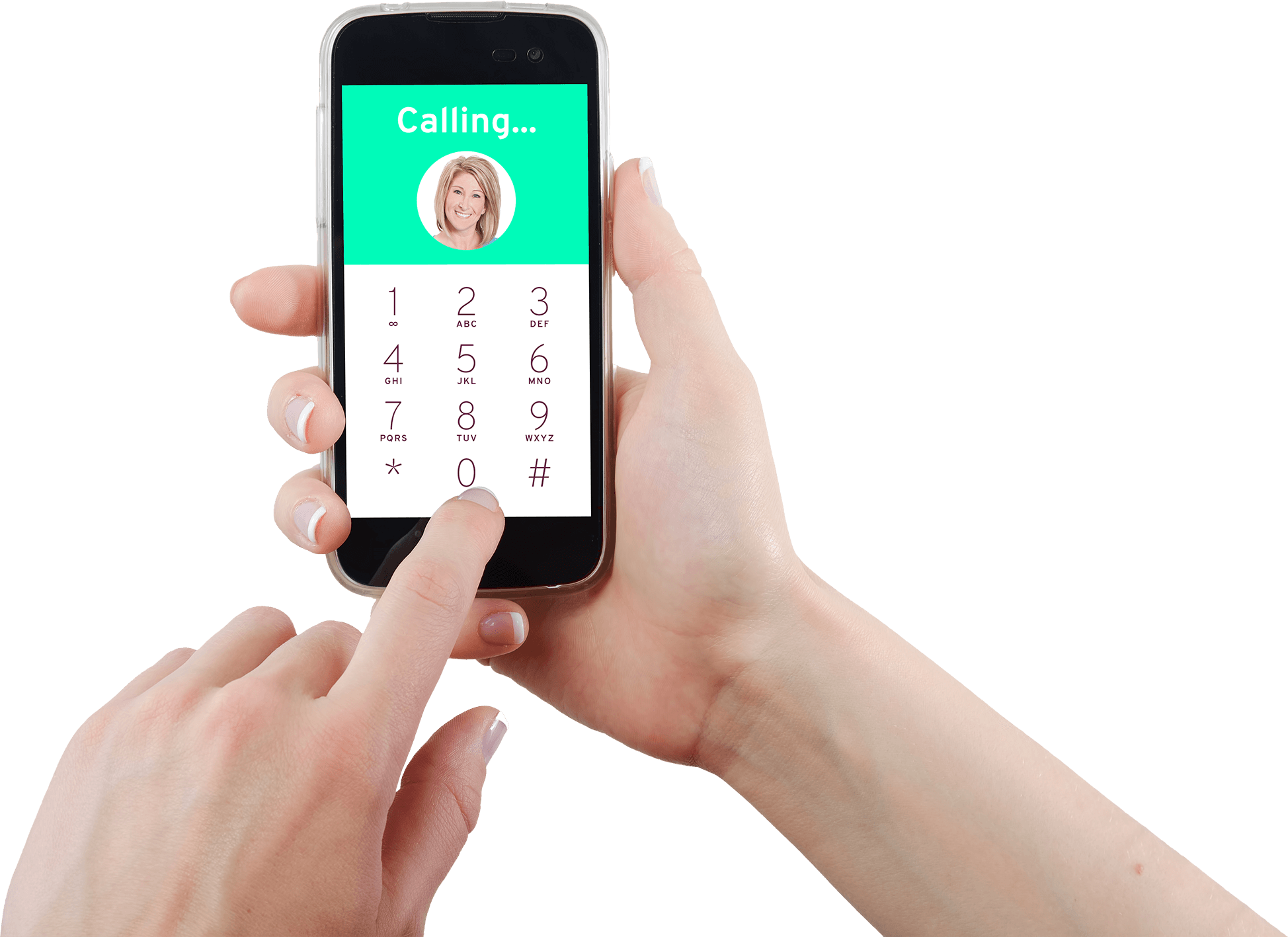 Phone In Hand PNG Image