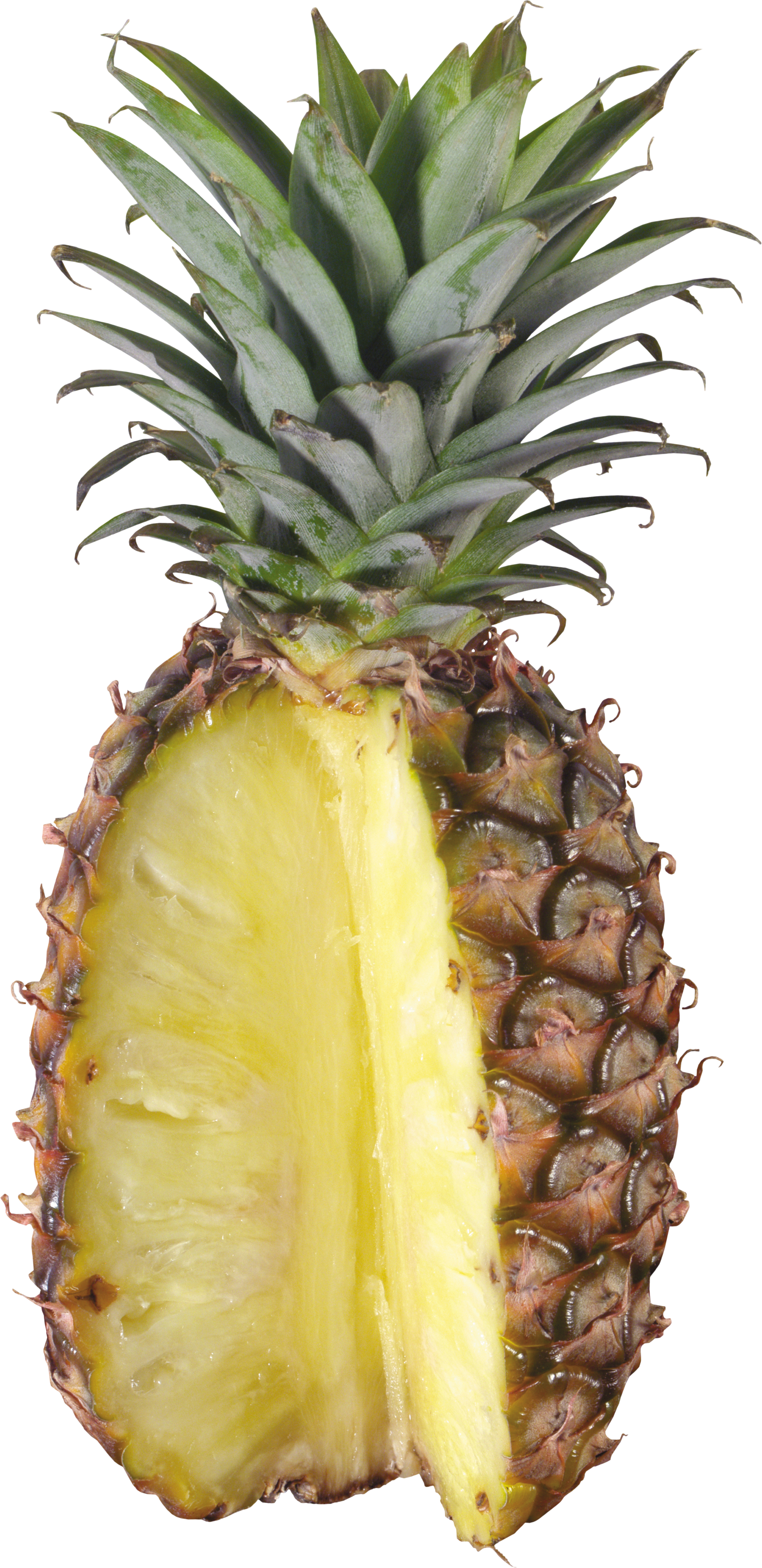 Pinapple Cut Open PNG Image