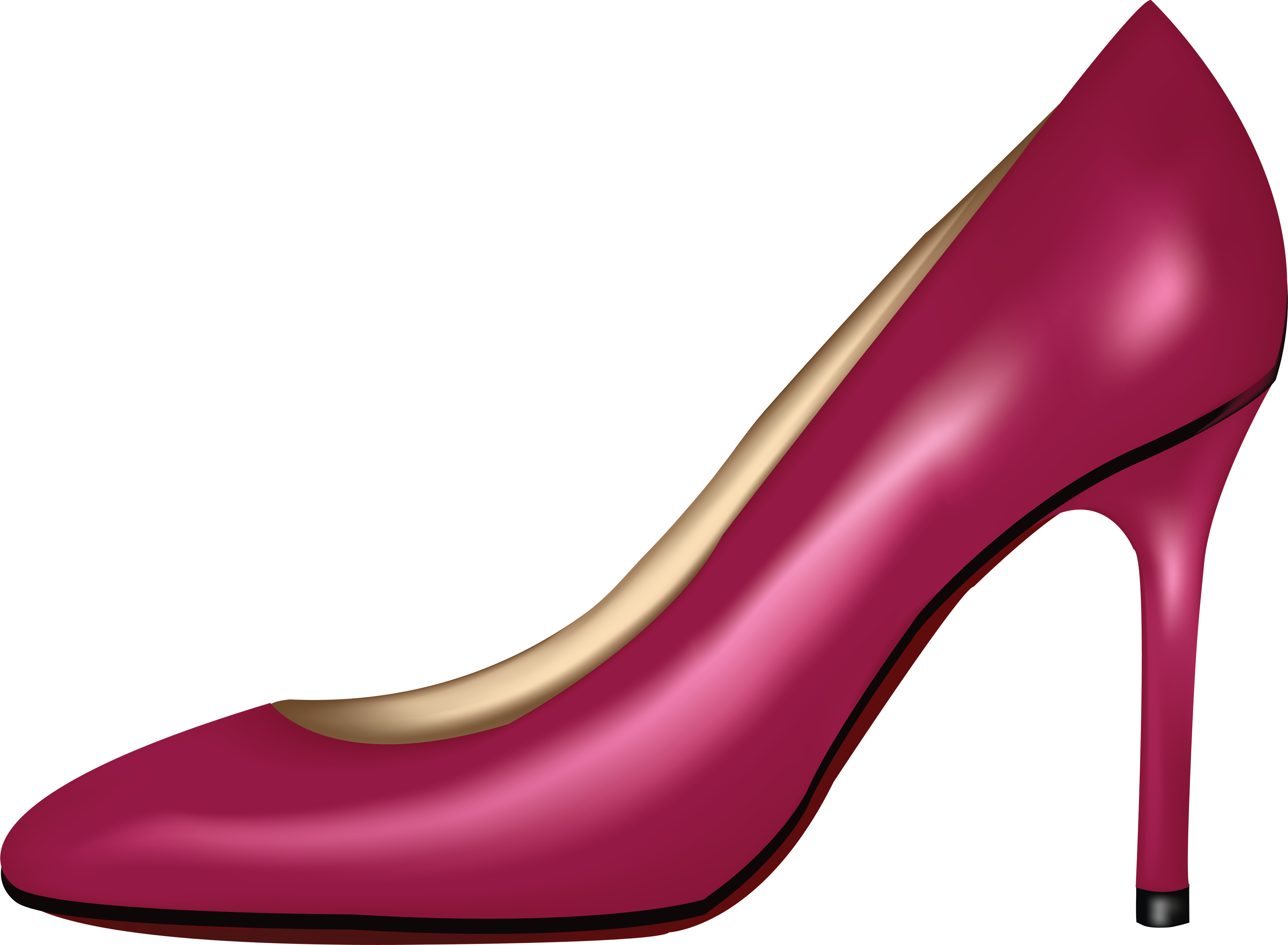 Pink Women Shoe PNG Image