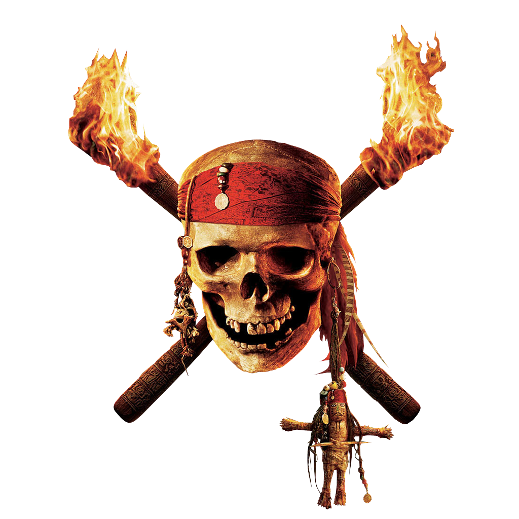Pirate Skull PNG Image