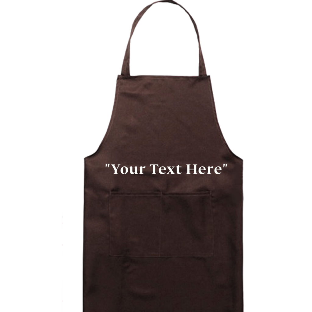 Plain Apron Brown PNG Image