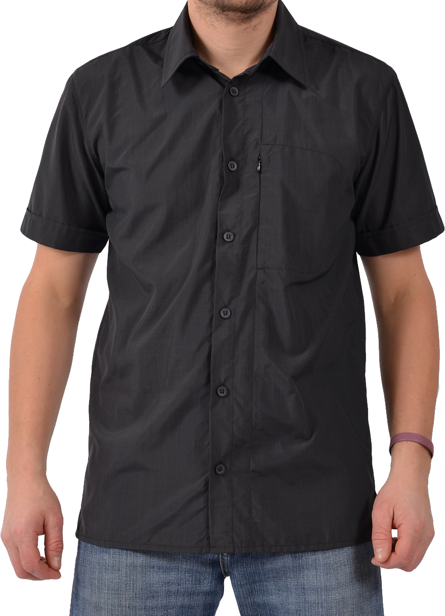 Plain Black Short Half Shirt