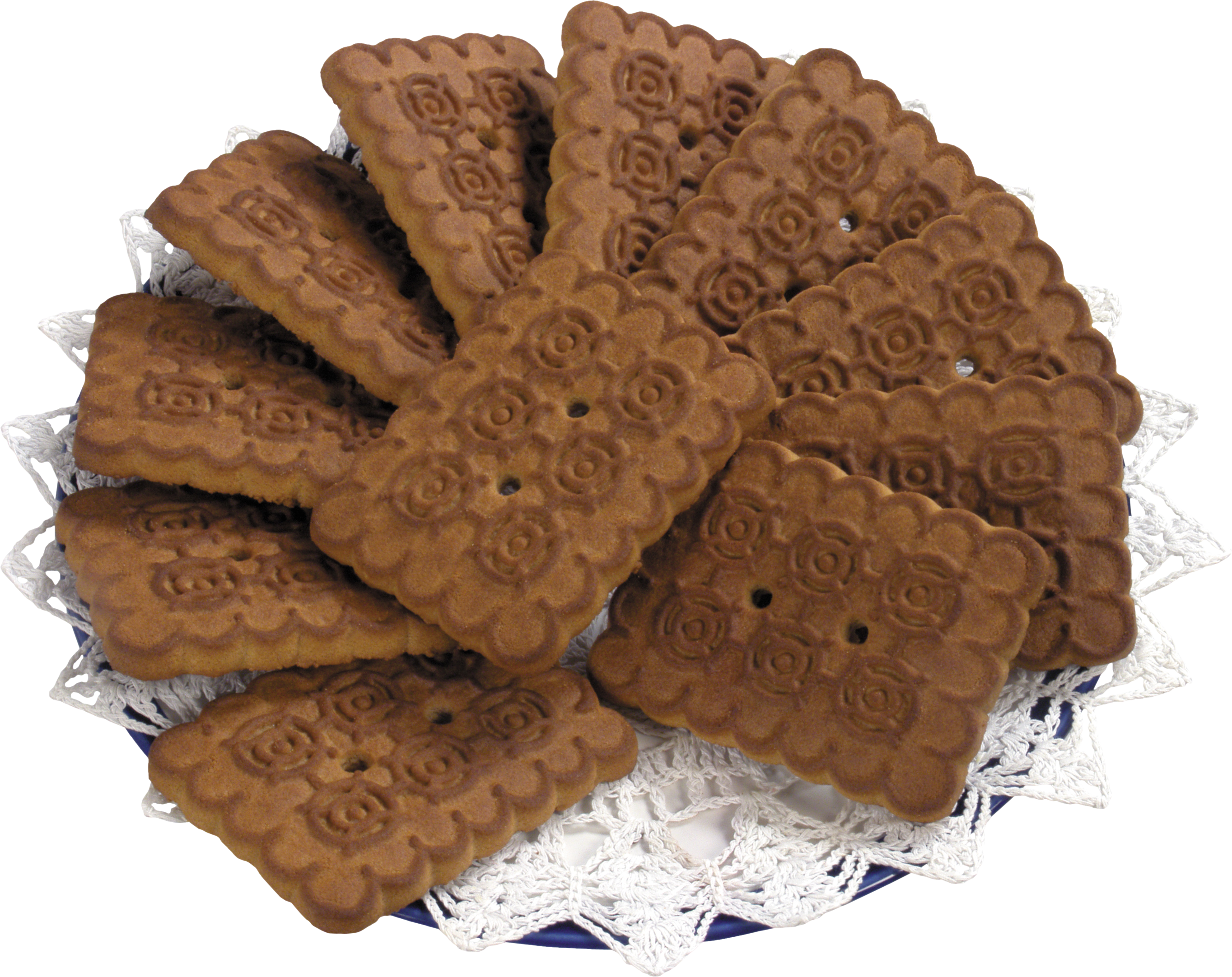 Plate of Cookies PNG Image