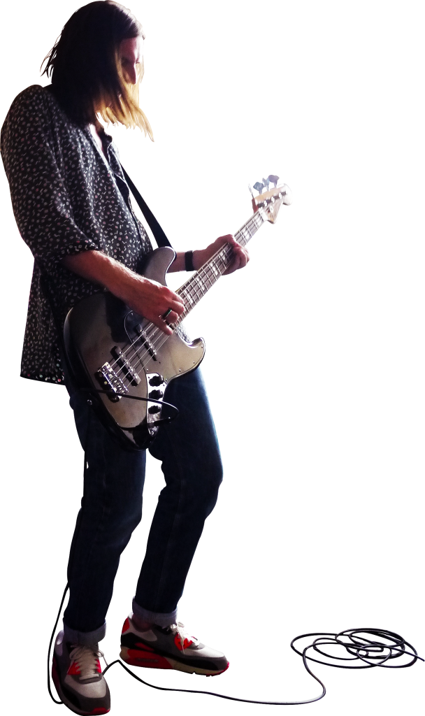 Playing Bass PNG Image