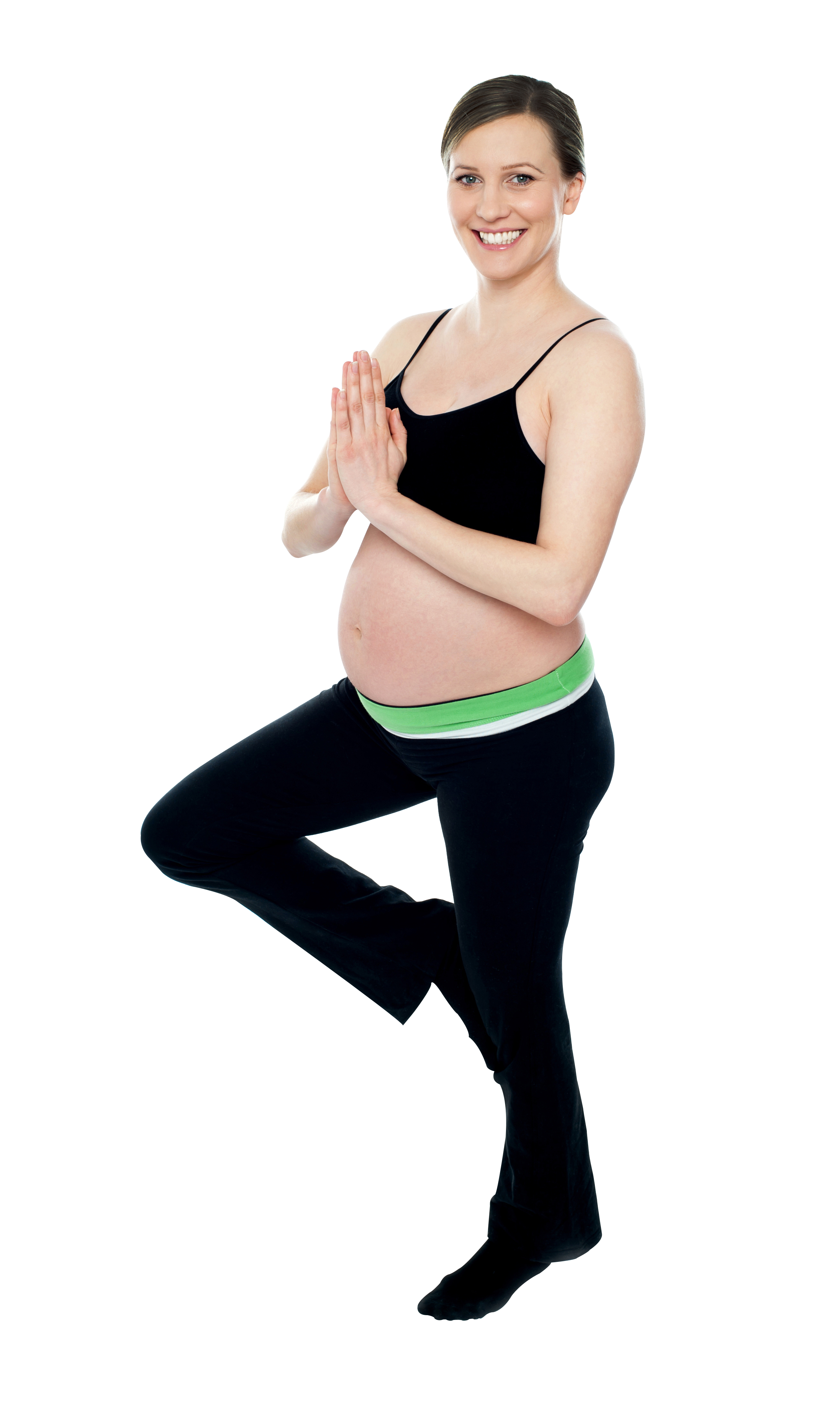 Pregnant Woman Exercise PNG Image