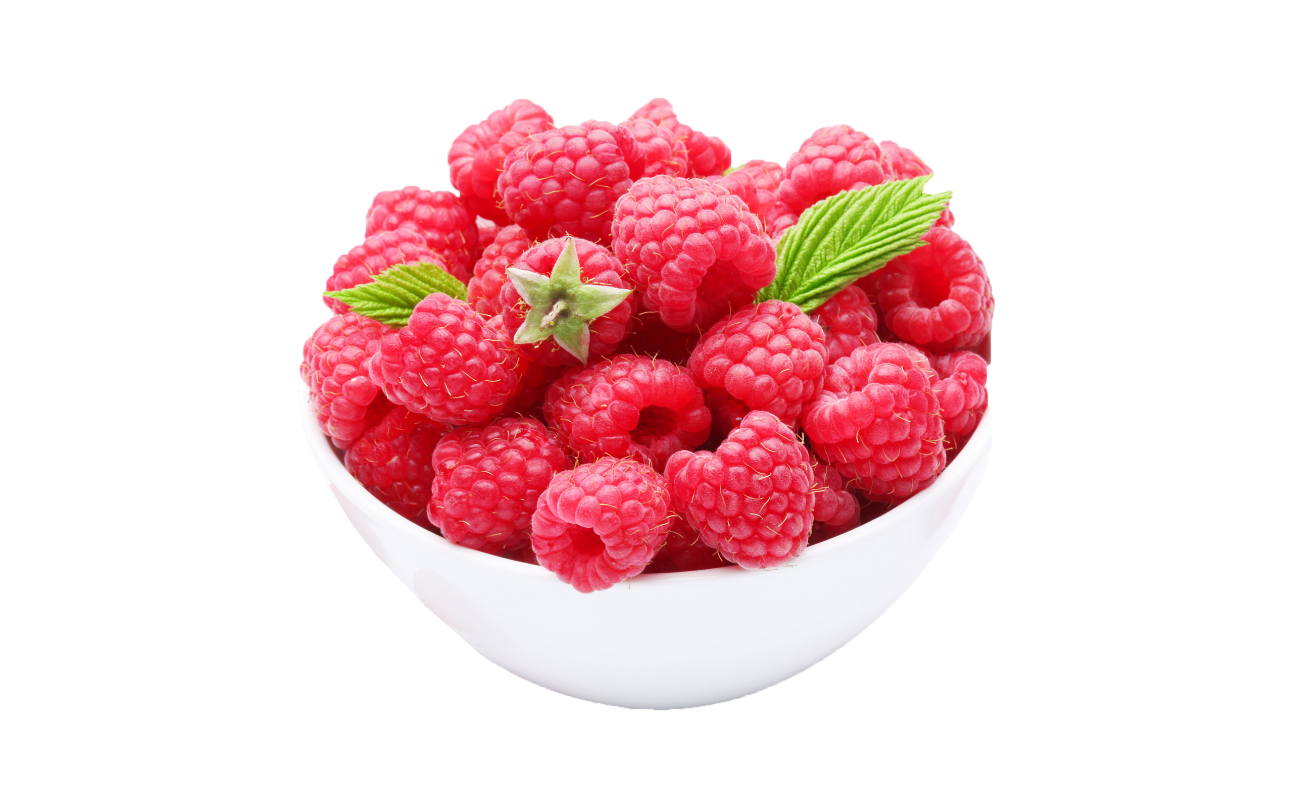 Raspberries In A Bowl PNG Image