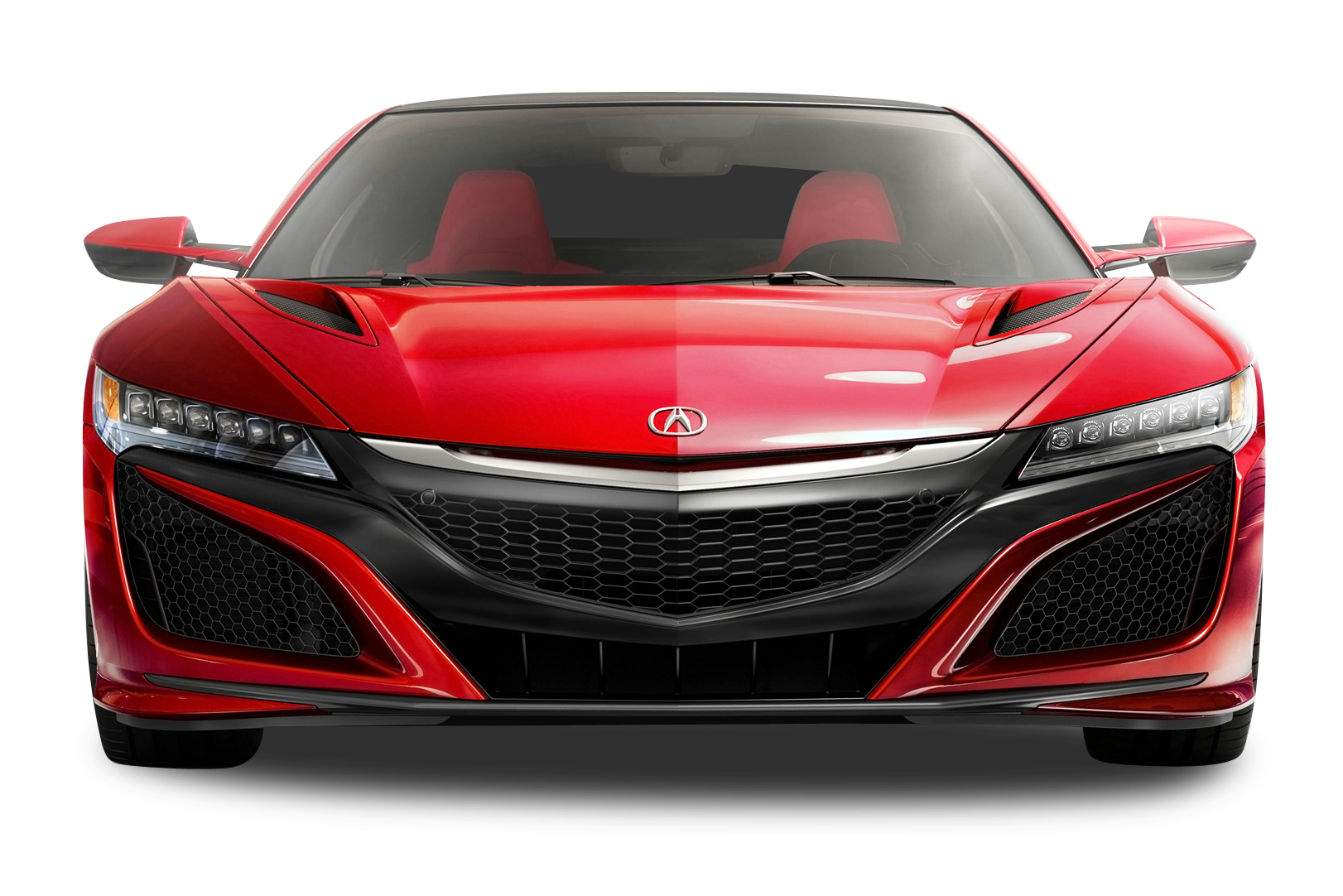 Red Acura NSX Car PNG Image