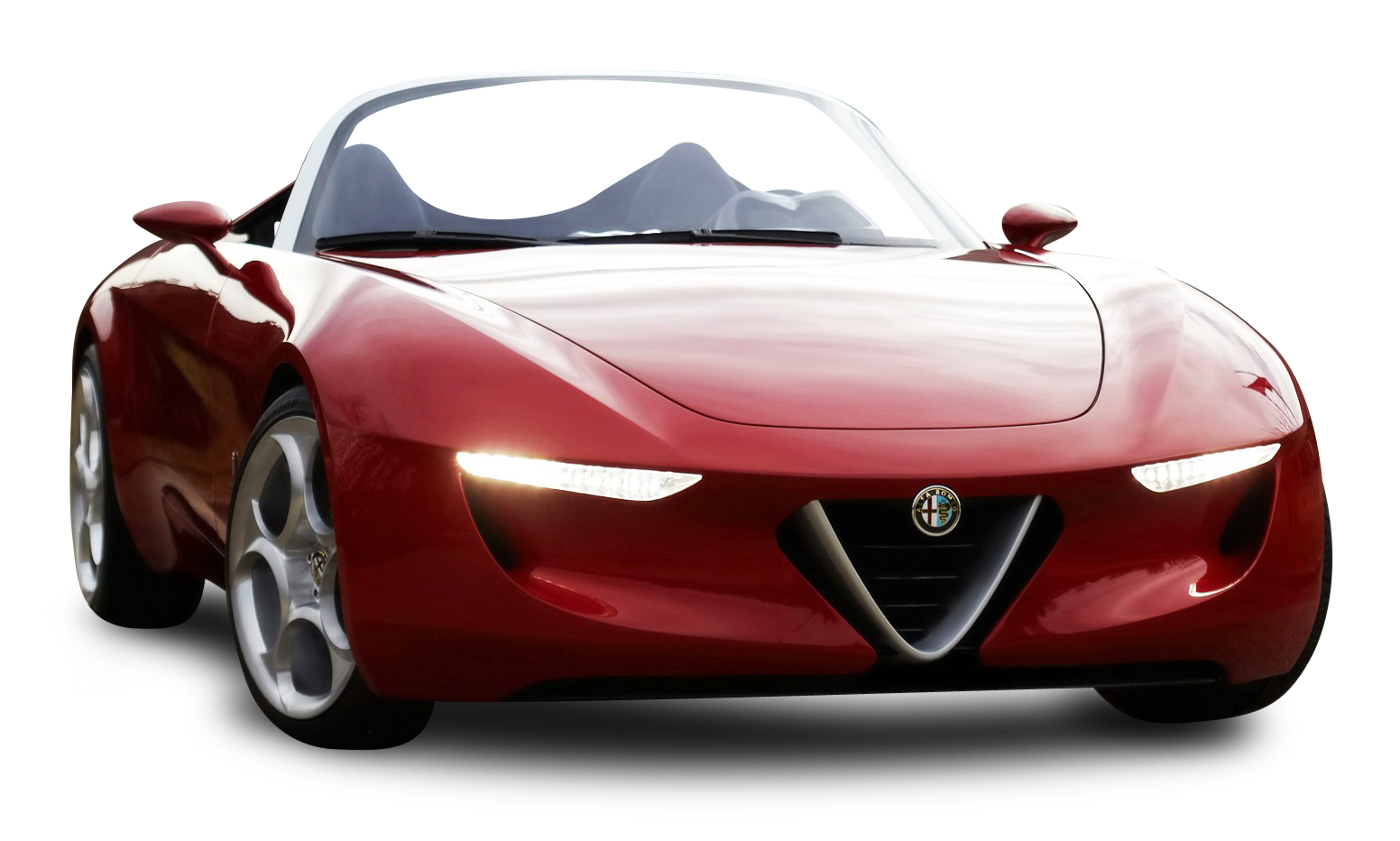 Red Alfa Romeo Super Car PNG Image
