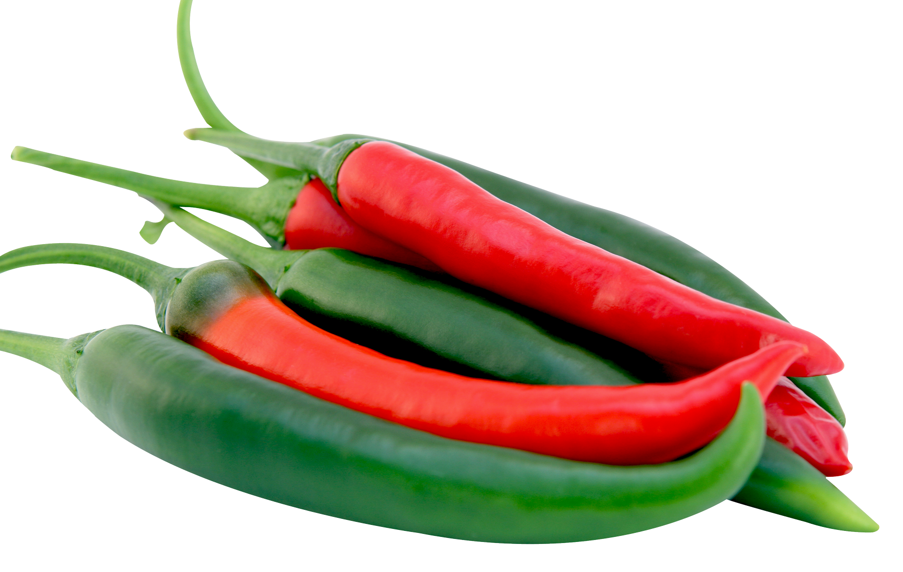 Red and Green Chilli Peppers