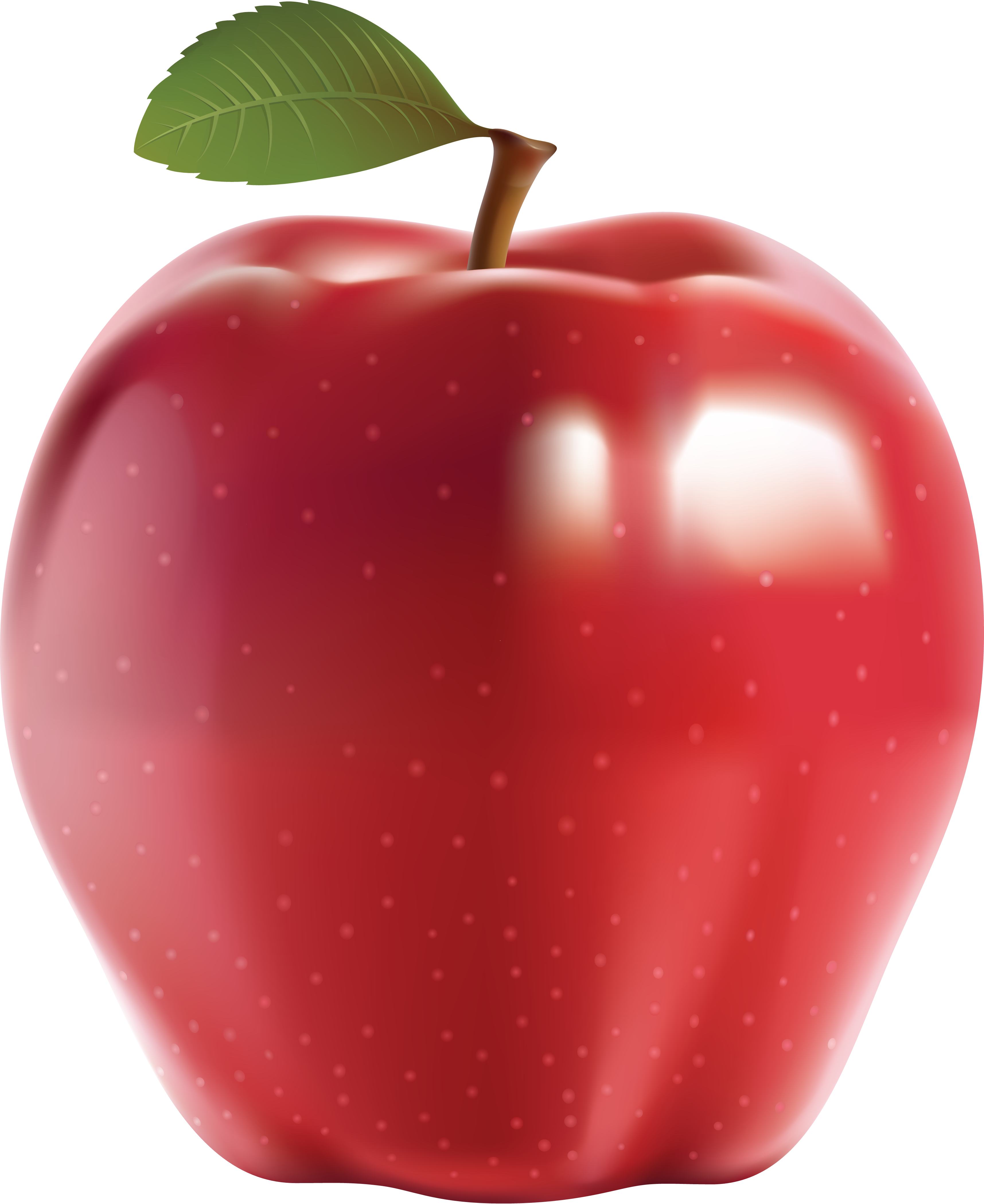 Red Apple Animated PNG Image