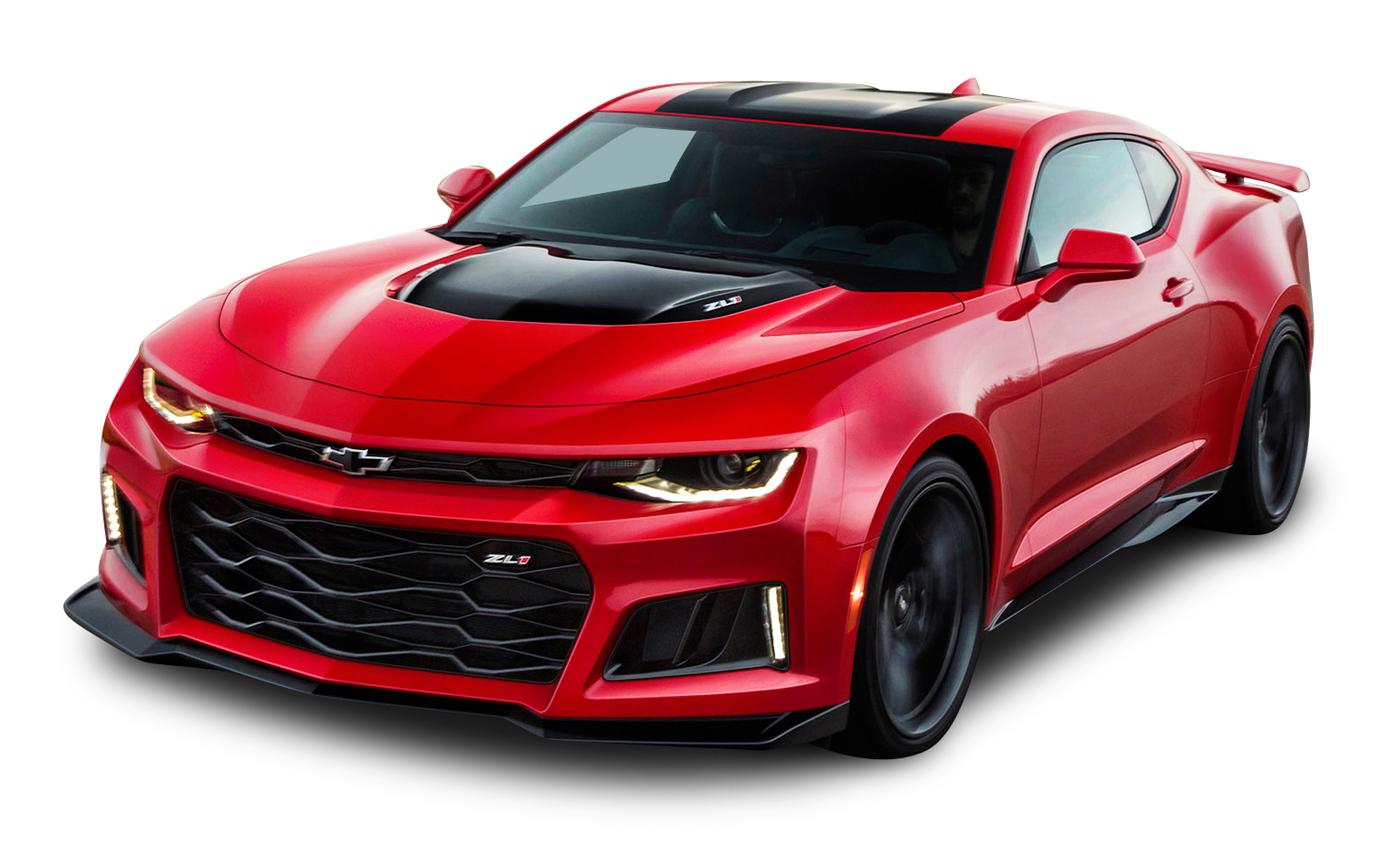 Download Red Chevrolet Camaro ZL1 Car PNG Image for Free