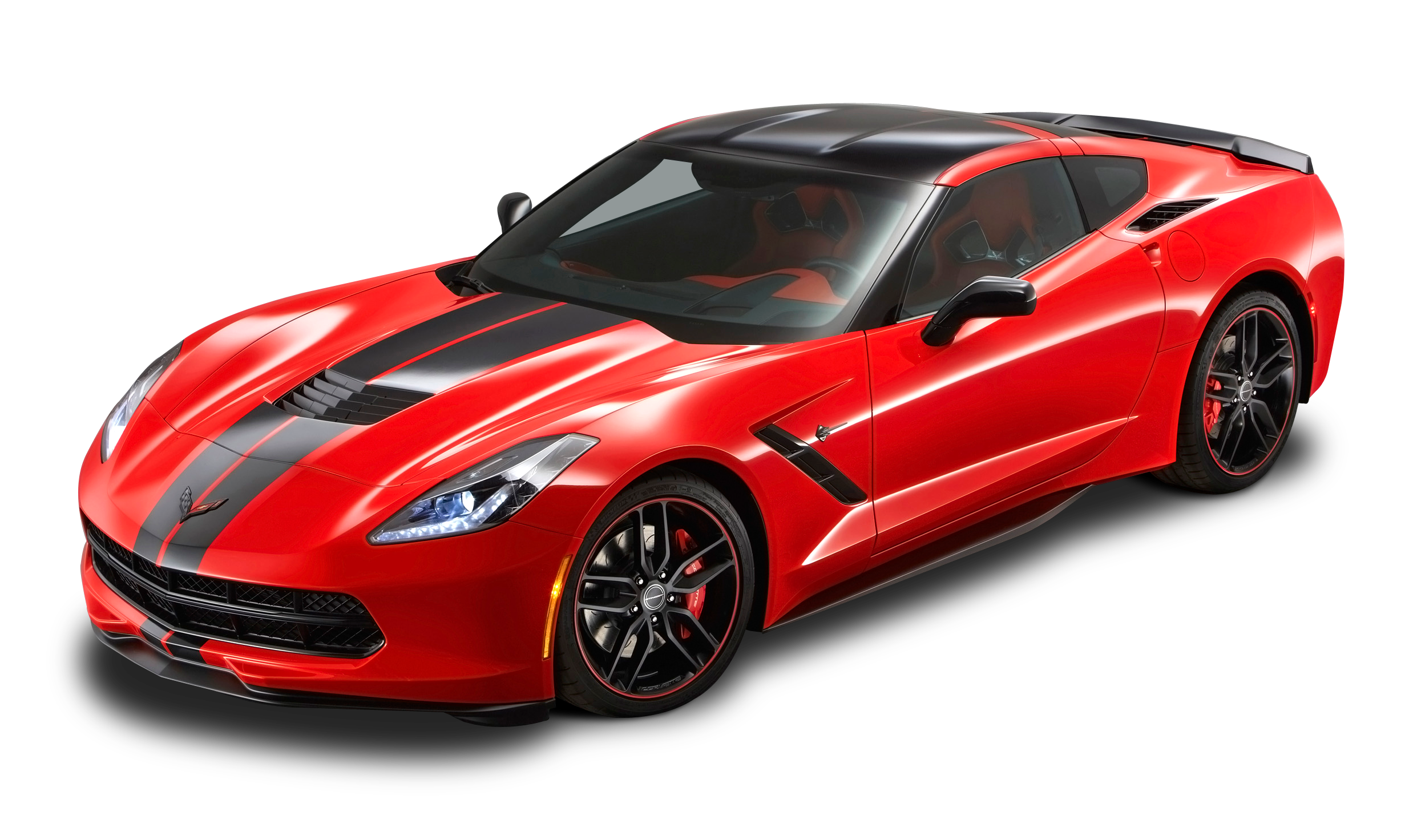 Red Chevrolet Corvette Concept Car