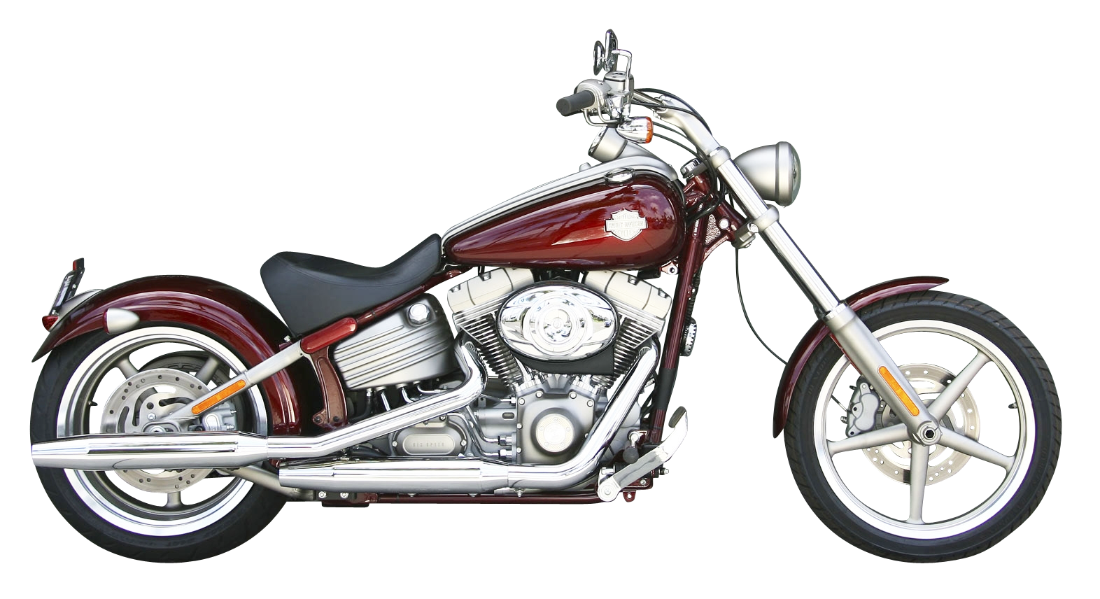 Red Harley Davidson PNG Image