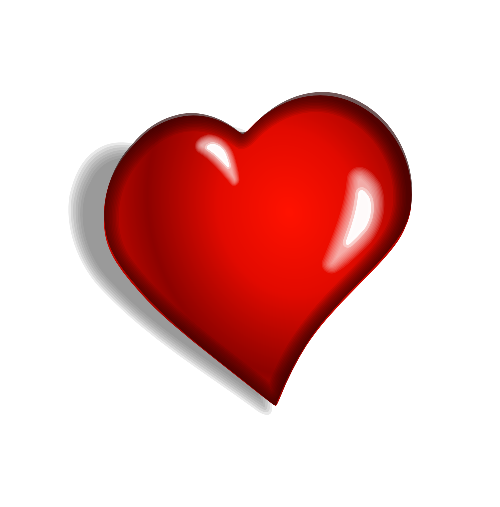 Free transparent Red heart PNG images Download, PurePNG