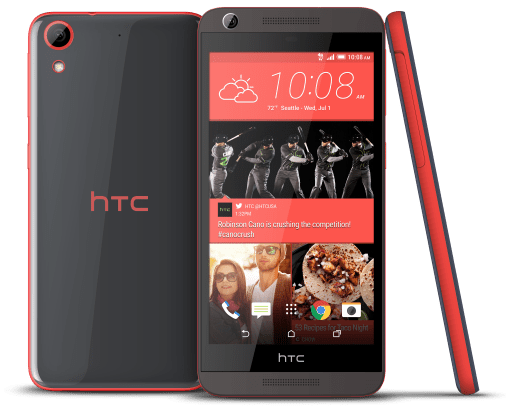 Red Htc Phone PNG Image