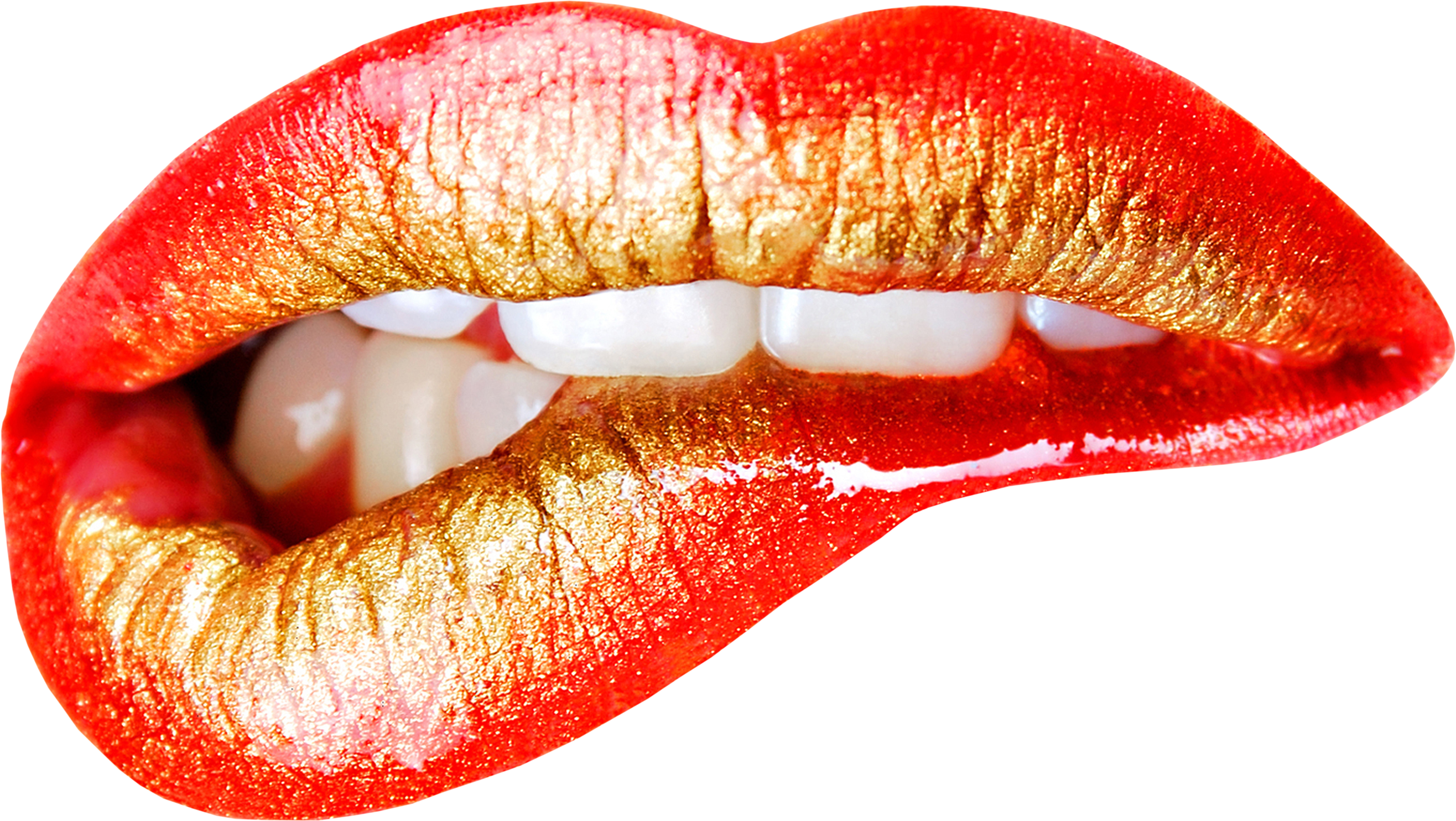 Red Lips PNG Image.