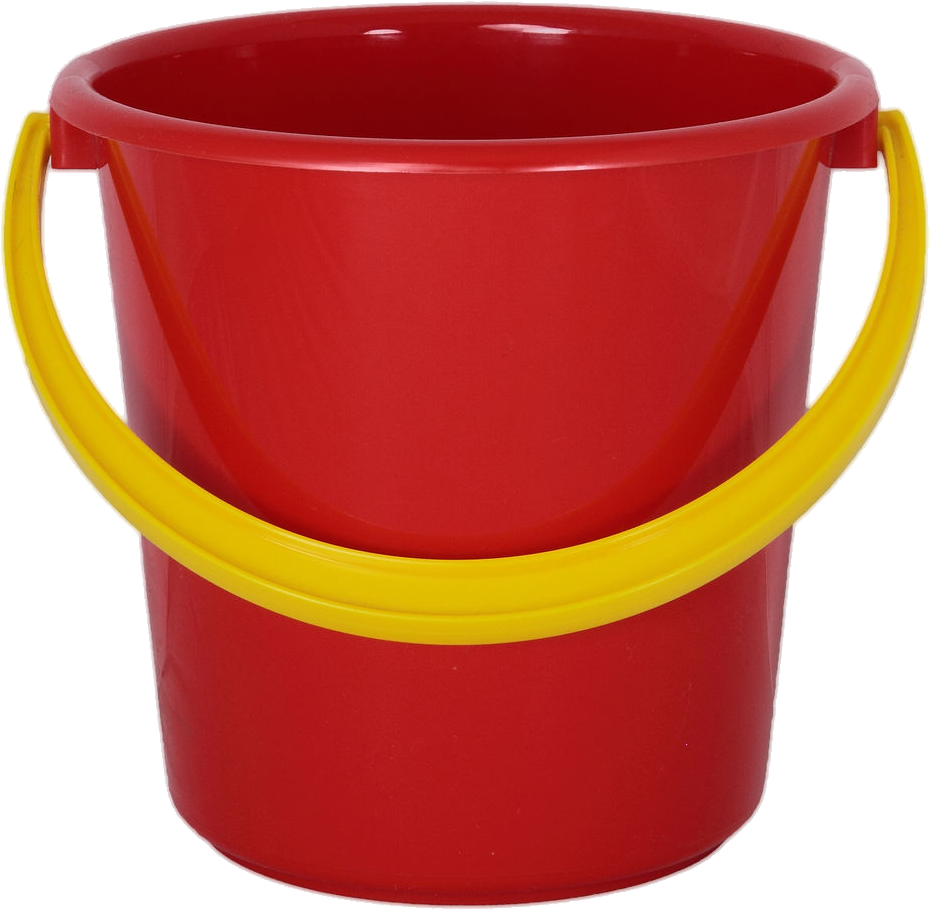 Red PLastic Bucket