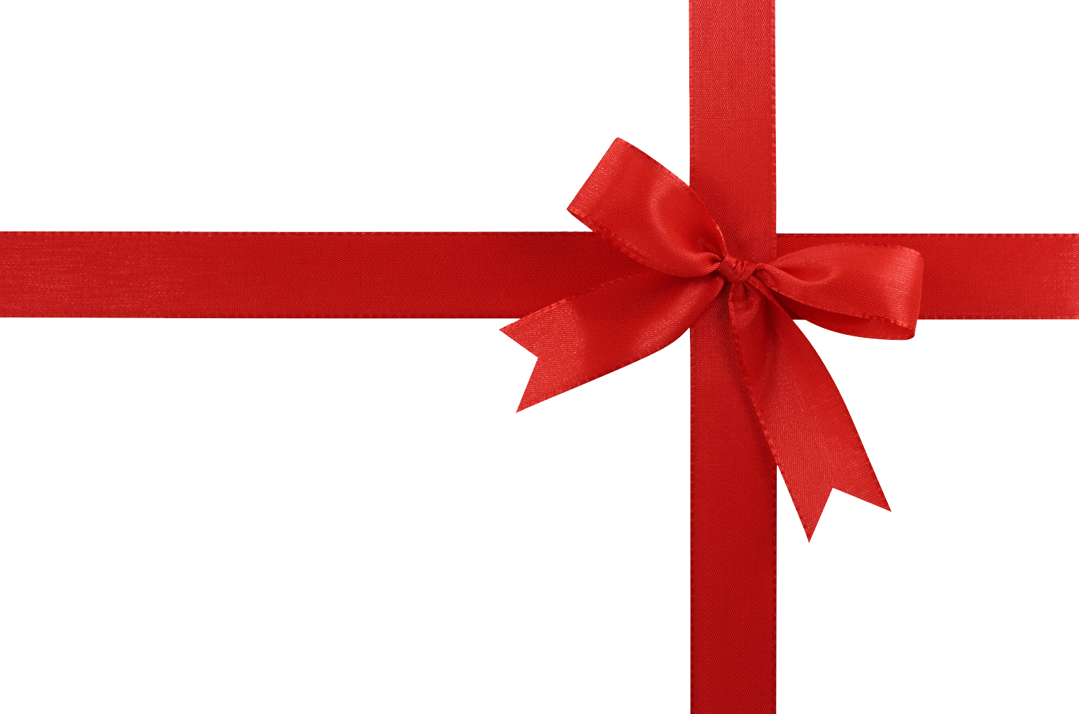 Red Present Ribbon PNG Image