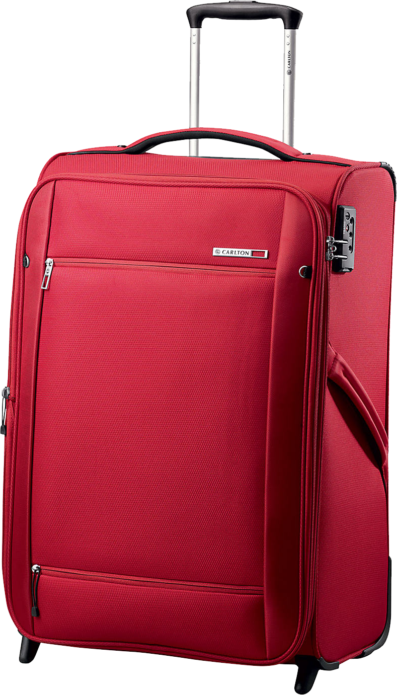 Red Suitcase PNG Image