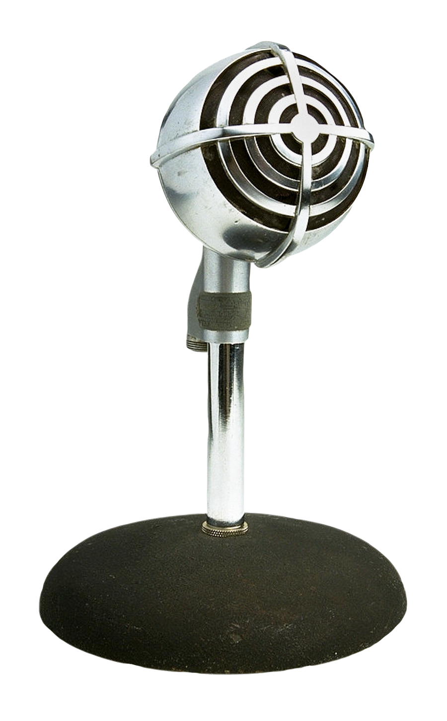 Retro Style Microphone PNG Image
