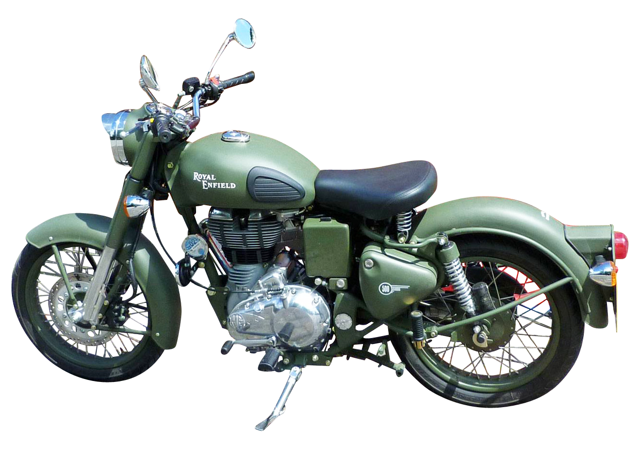 Royal Enfield Classic Battle Green PNG Image