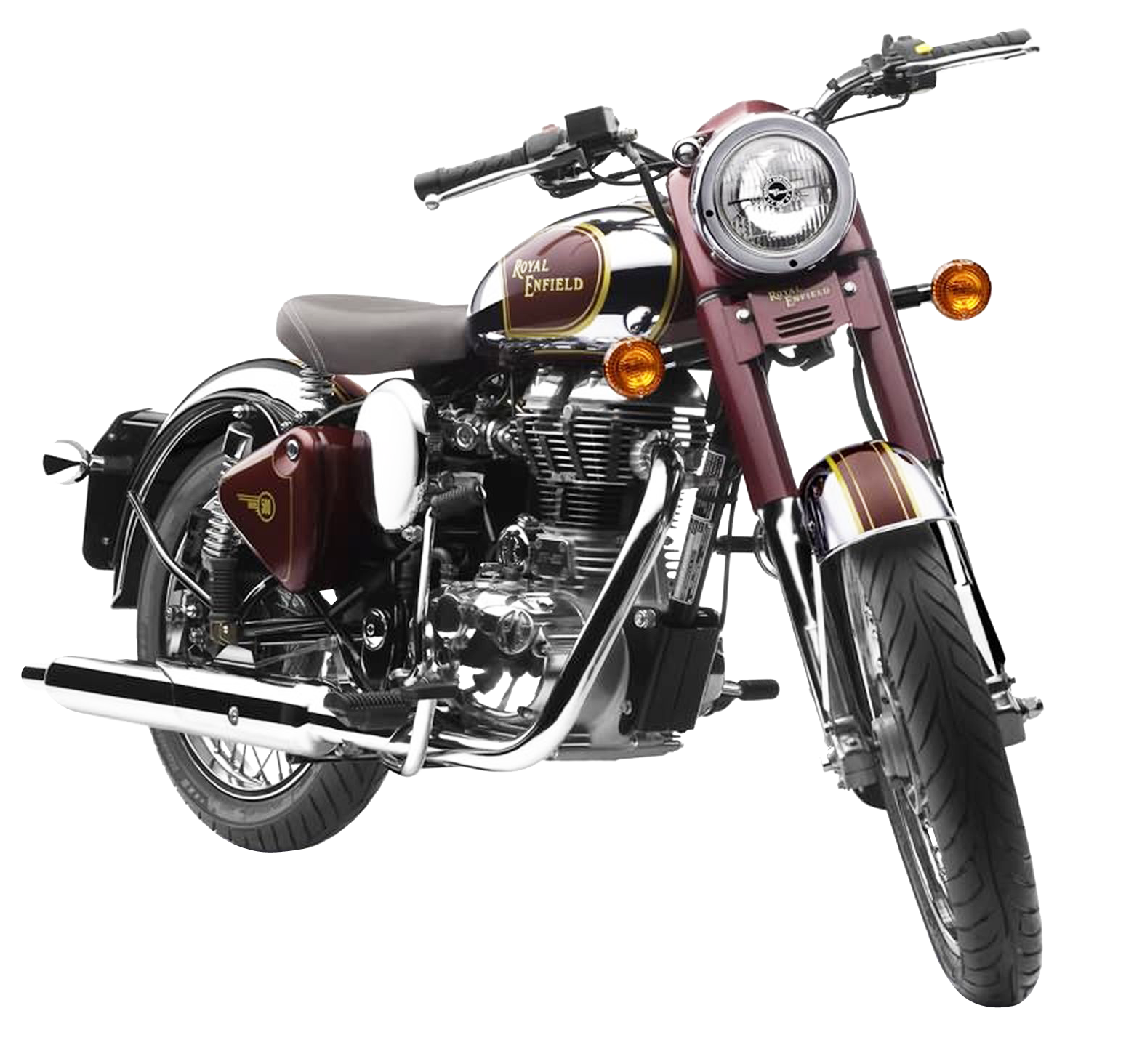 Royal Enfield Motorcycle Bike PNG Image