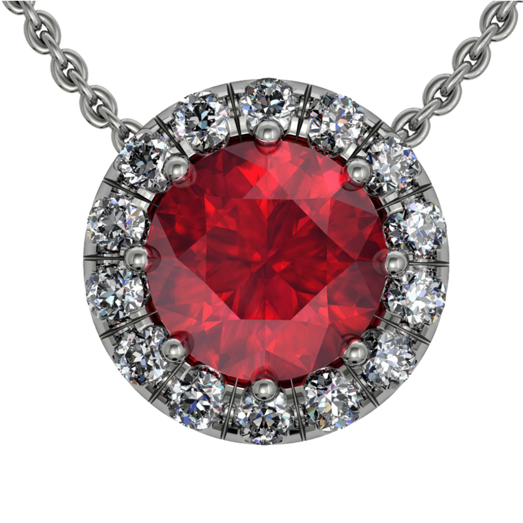 Ruby Pendant PNG Image