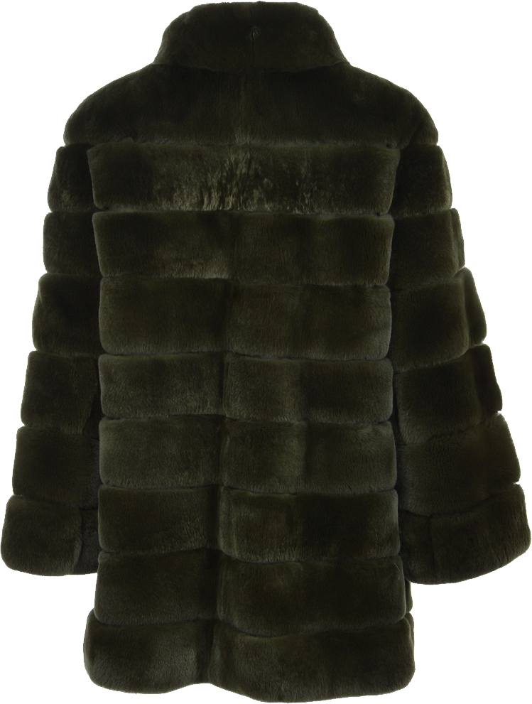 Salomon Womens Fur Coat Front Side PNG Image