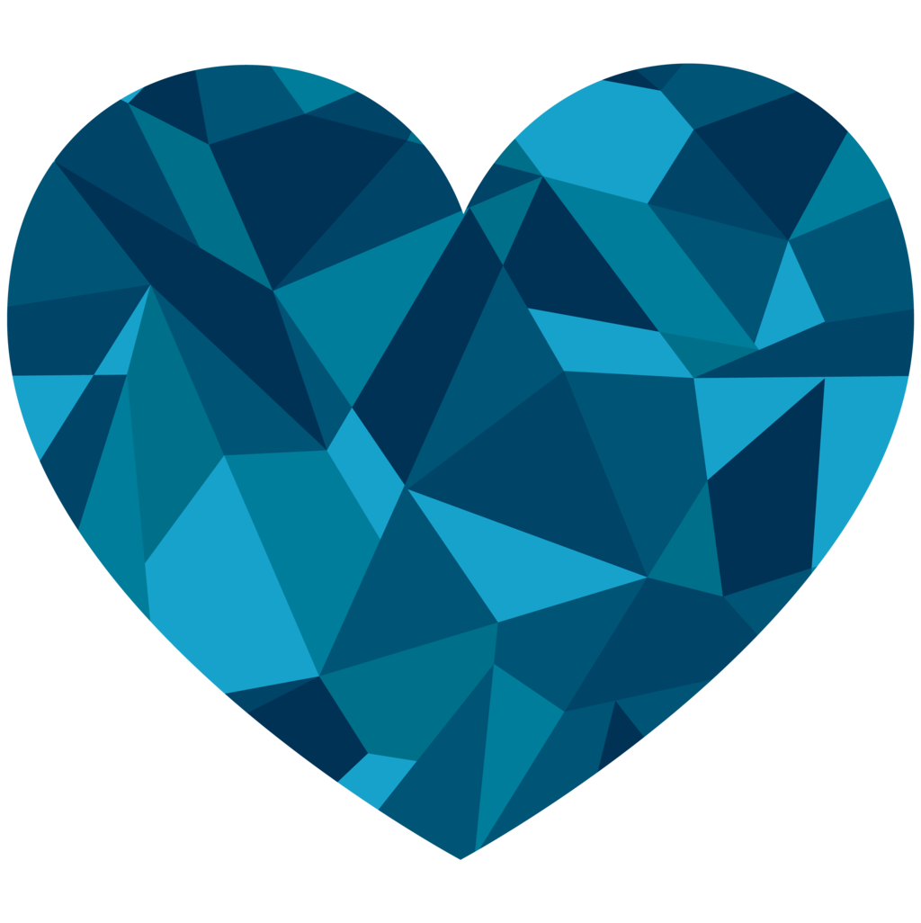 Sapphire Heart PNG Image