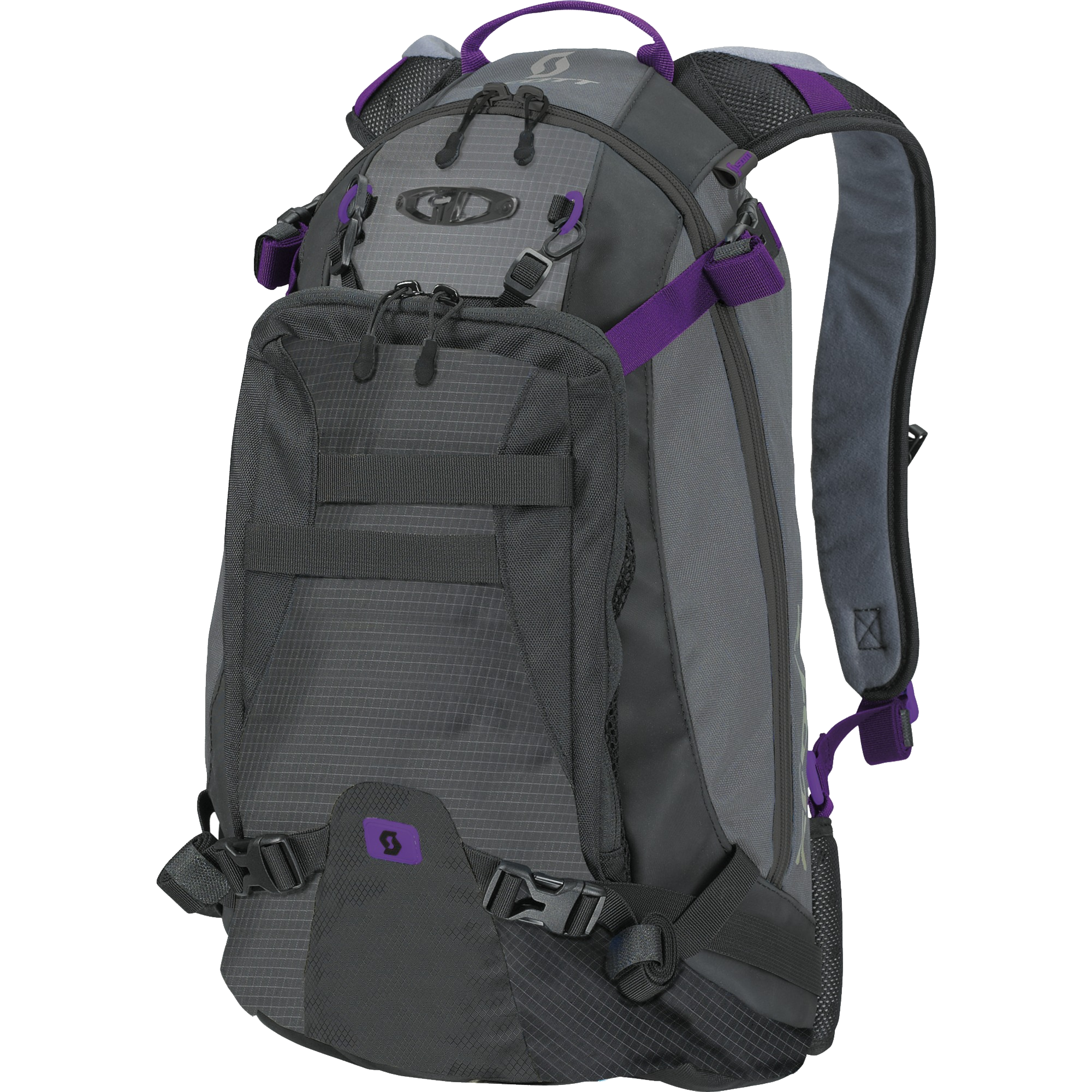 Scott Stylish Mini Tour Backpack black & Purple PNG Image