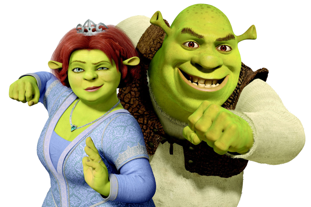 Shrek And Fiona PNG Image