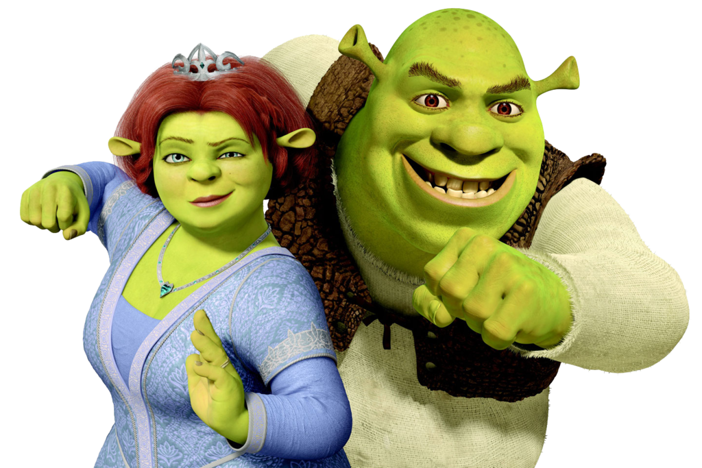 Shrek Y Fiona Png Transparente Stickpng Personajes De Shrek Fiona Y ...