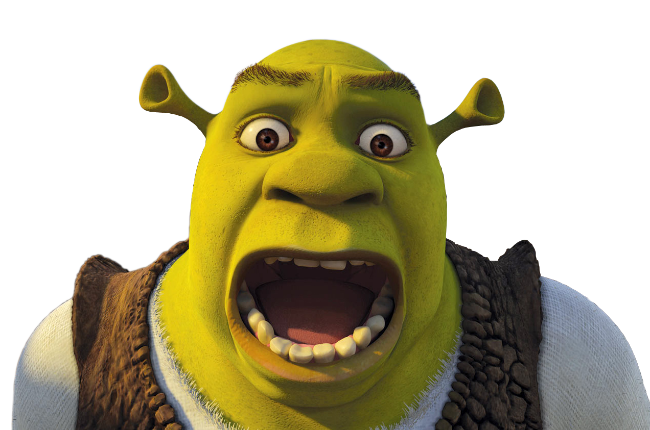 Shrek Scream PNG Image