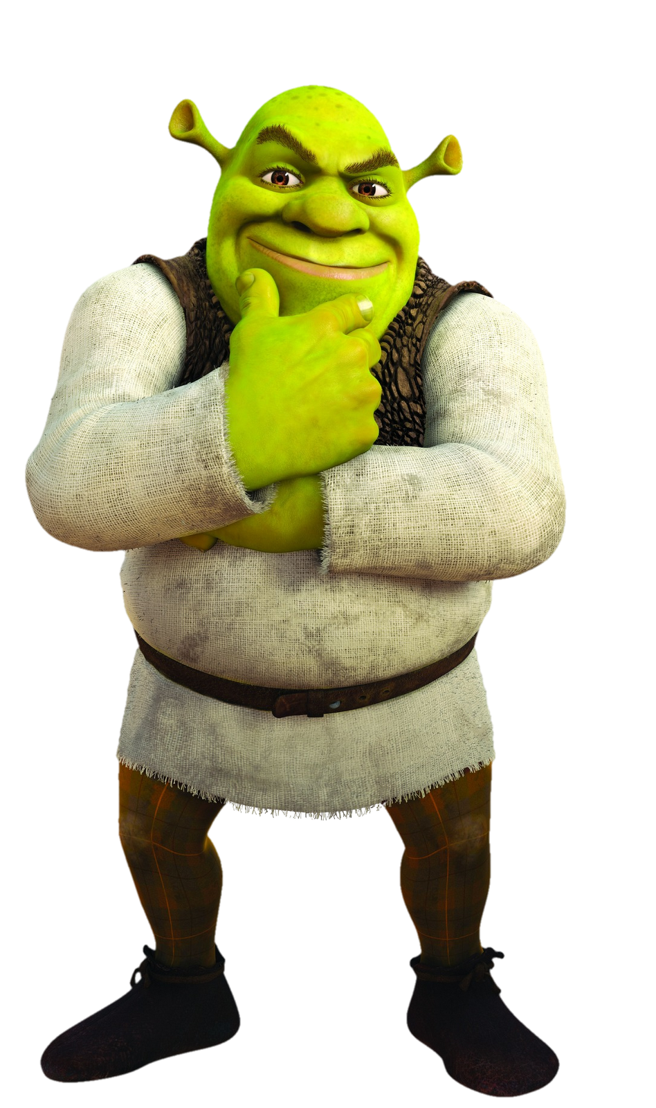 Shrek Thinking PNG Image