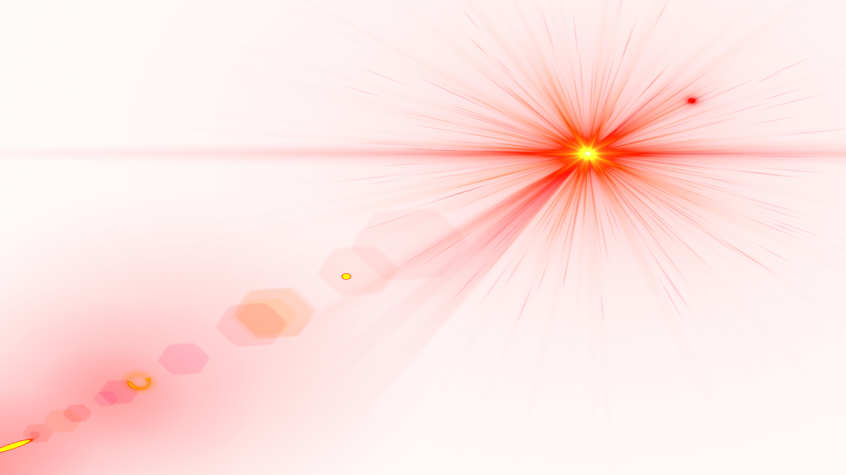 Side Red Lens Flare PNG Image