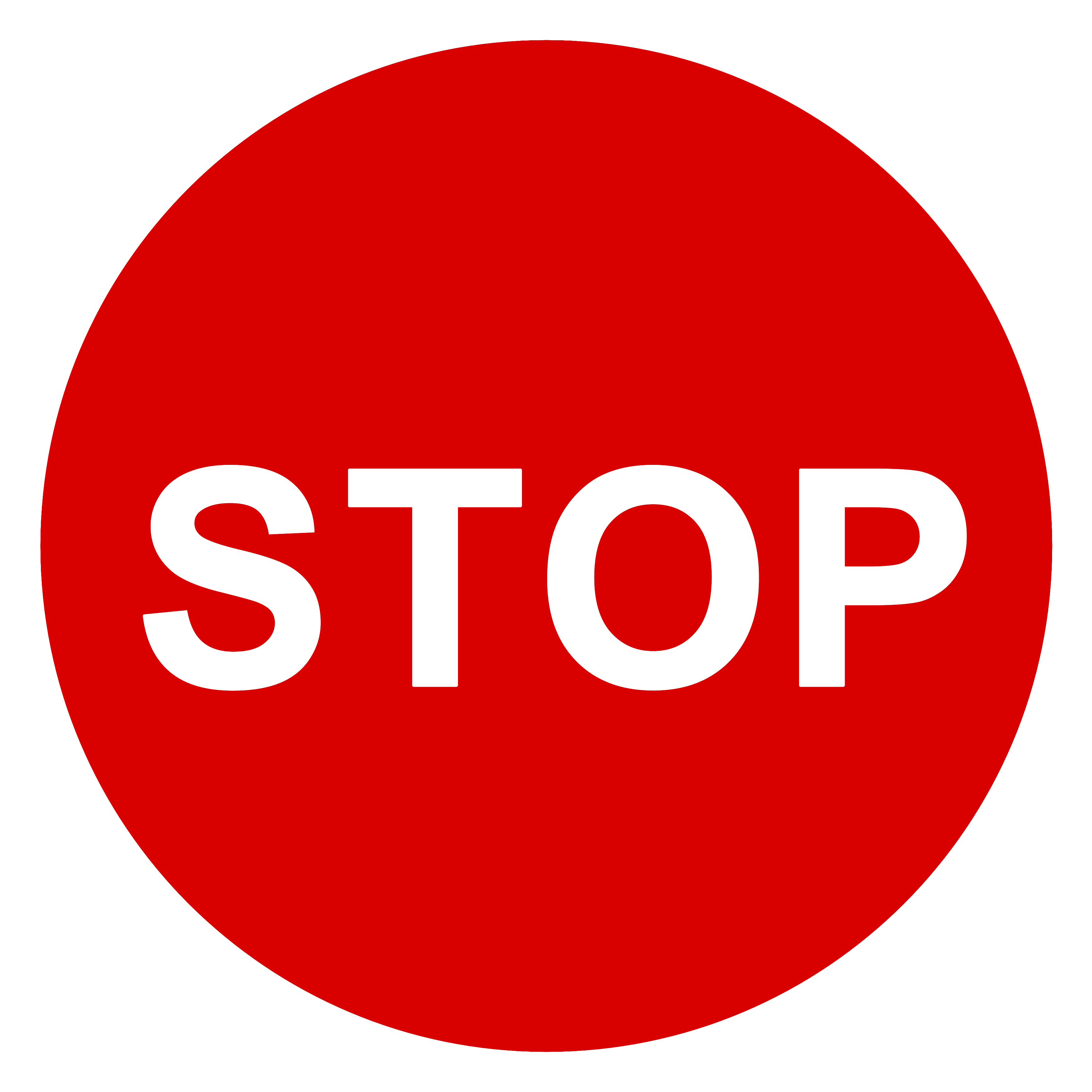 Sign Stop PNG Image