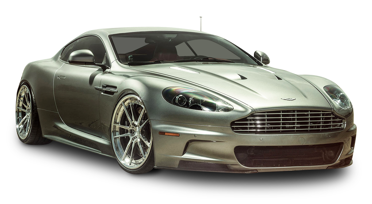 Silver Aston Martin DBS Car