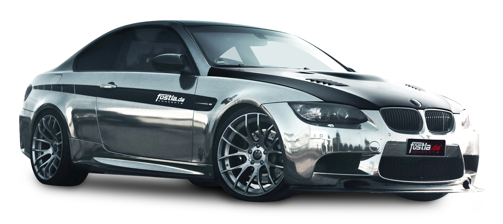 Silver BMW M3 Coupe Car PNG Image