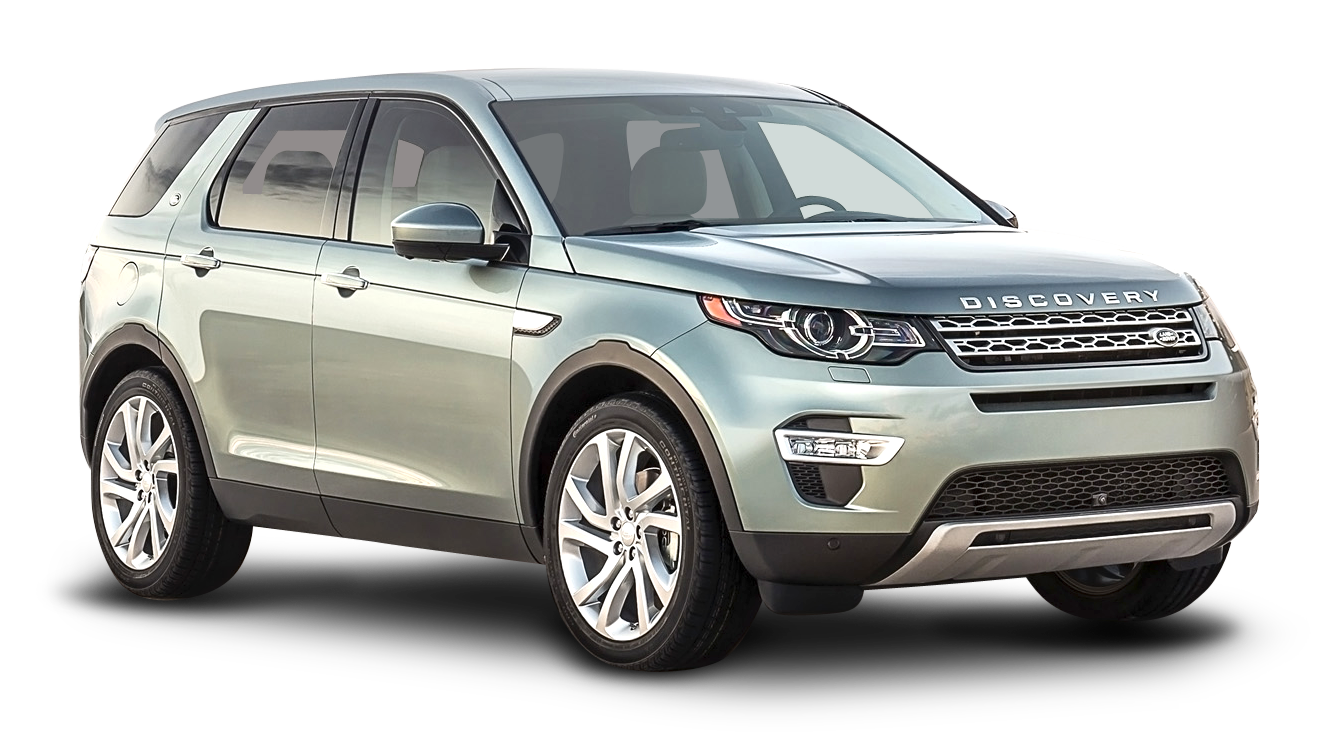Silver Land Rover Discovery Sport Car PNG Image