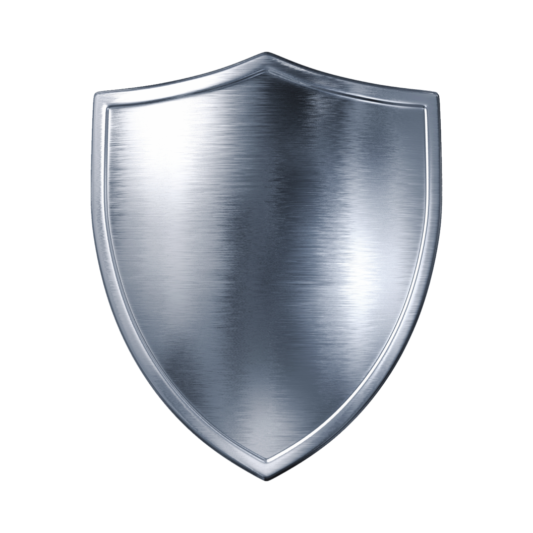Silver Shield PNG Image