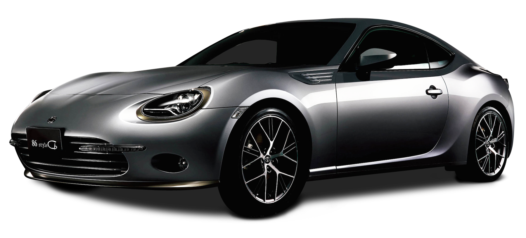 Silver Toyota 86 Style Cb Car PNG Image