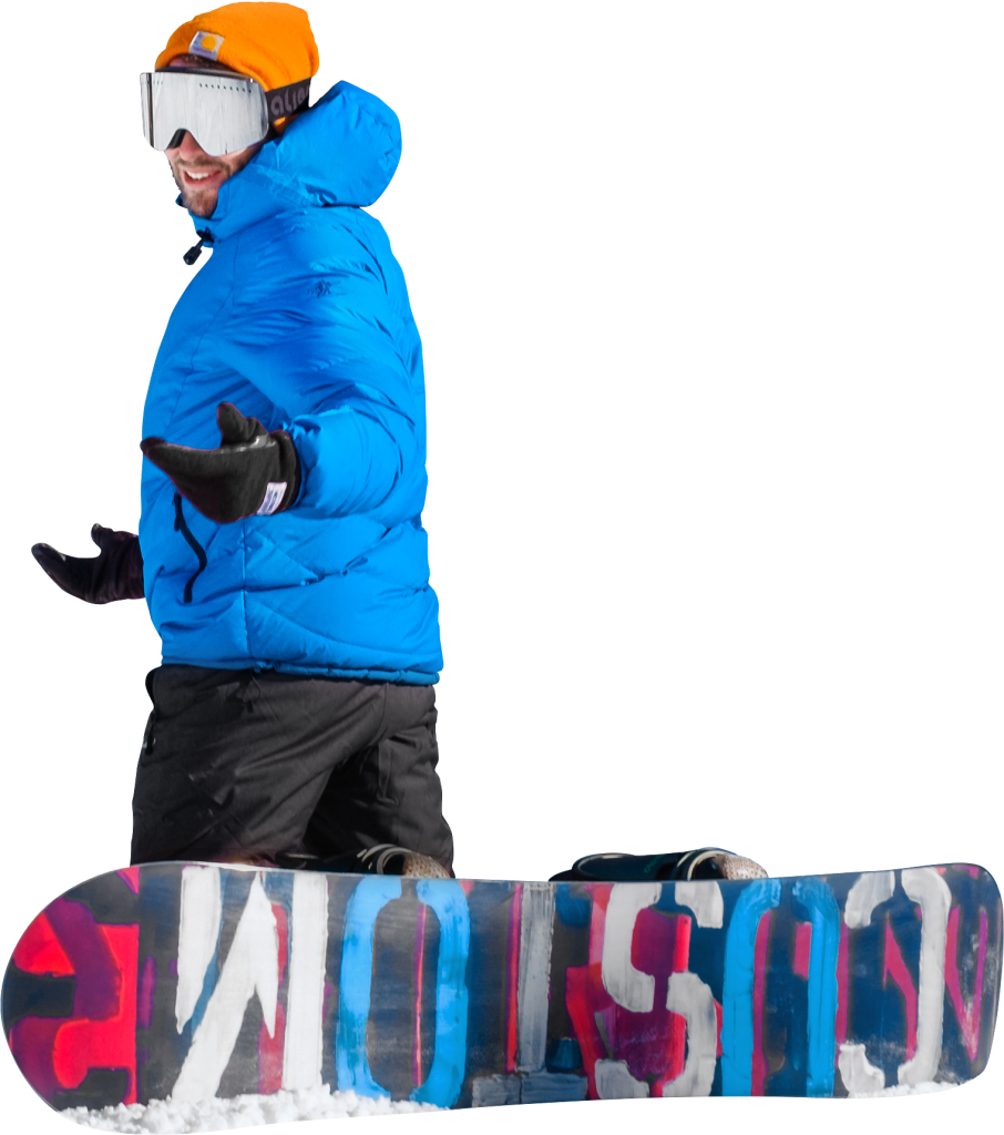 Snowboarding In Oslo Winter Park PNG Image
